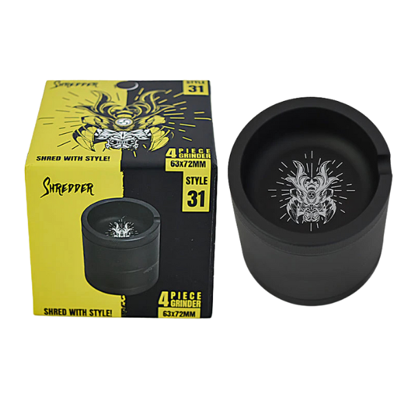 Shredder Style 31 4pc Grinder / Assorted